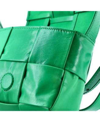 Candy Cassette Crossbody Bag Maxi Intrecciato Leather