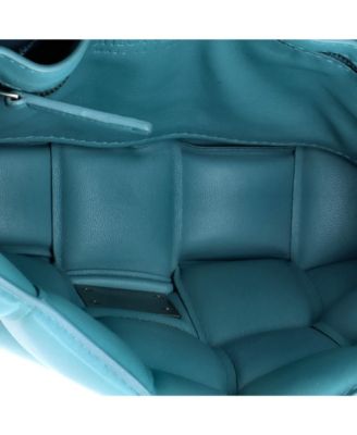 Small Cassette Crossbody Bag Padded Maxi Intrecciato Leather