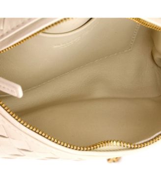 Small Soft Chain Vanity Case Intrecciato Leather