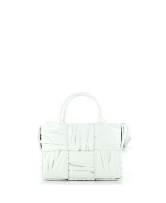Mini Arco Tote Maxi Intrecciato Plisse Leather