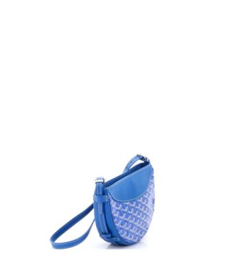 Hirondelle Shoulder Bag Coated Canvas and Leather