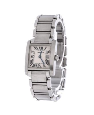 Tank Francaise Quartz Watch in Stainless Steel 20mm