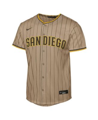 Big Boys and Girls Fernando Tatis Jr. Khaki San Diego Padres Alternate Replica Jersey