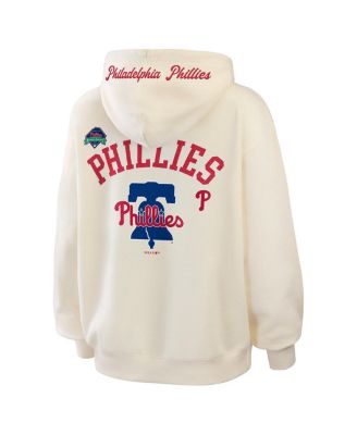 Women's Cream Philadelphia Phillies Full-Zip Hoodie
