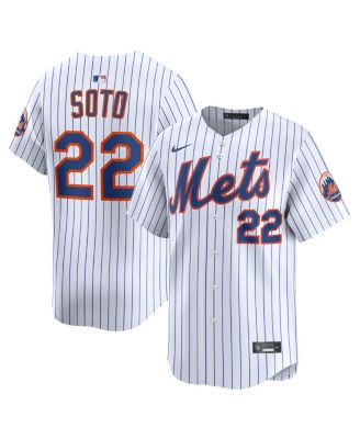 Men's Juan Soto White New York Mets Home Limited Jersey