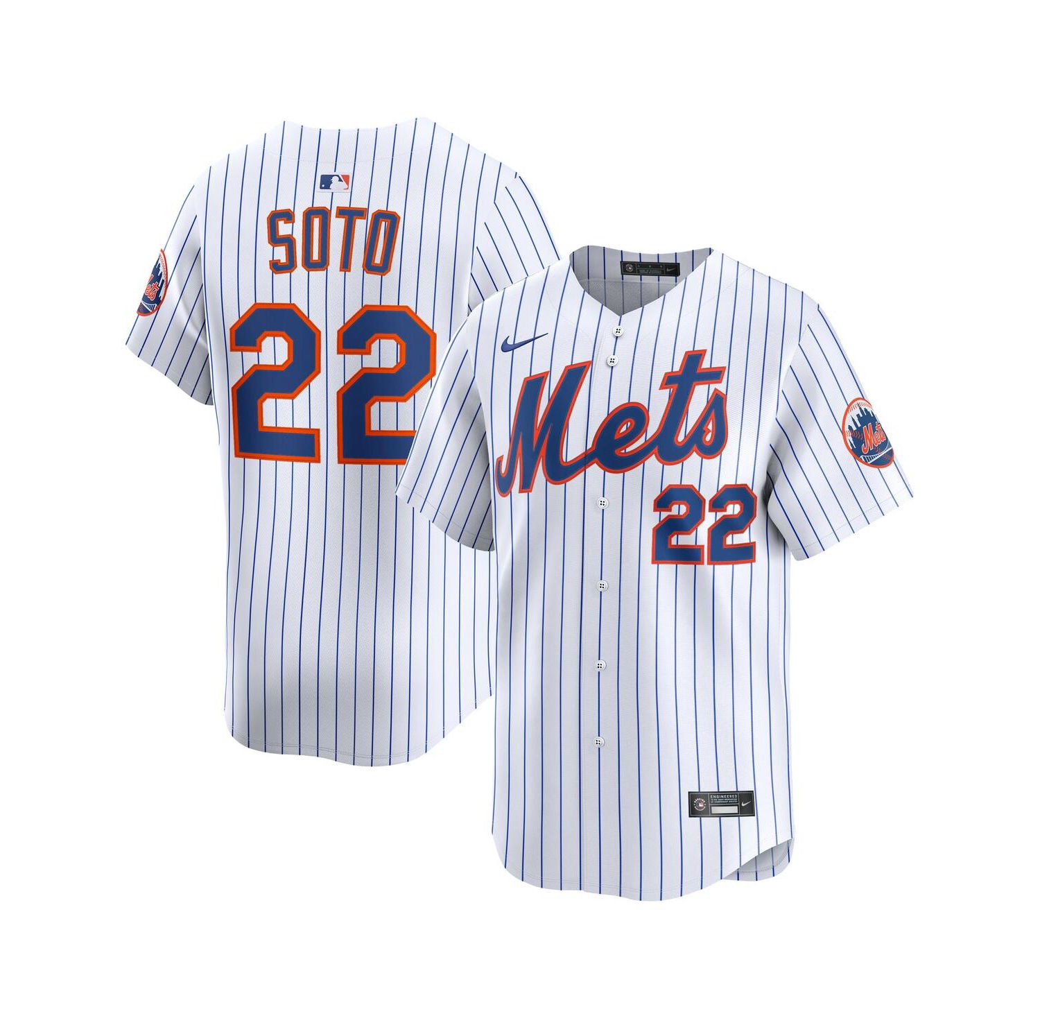 Men's Juan Soto White New York Mets Home Limited Jersey