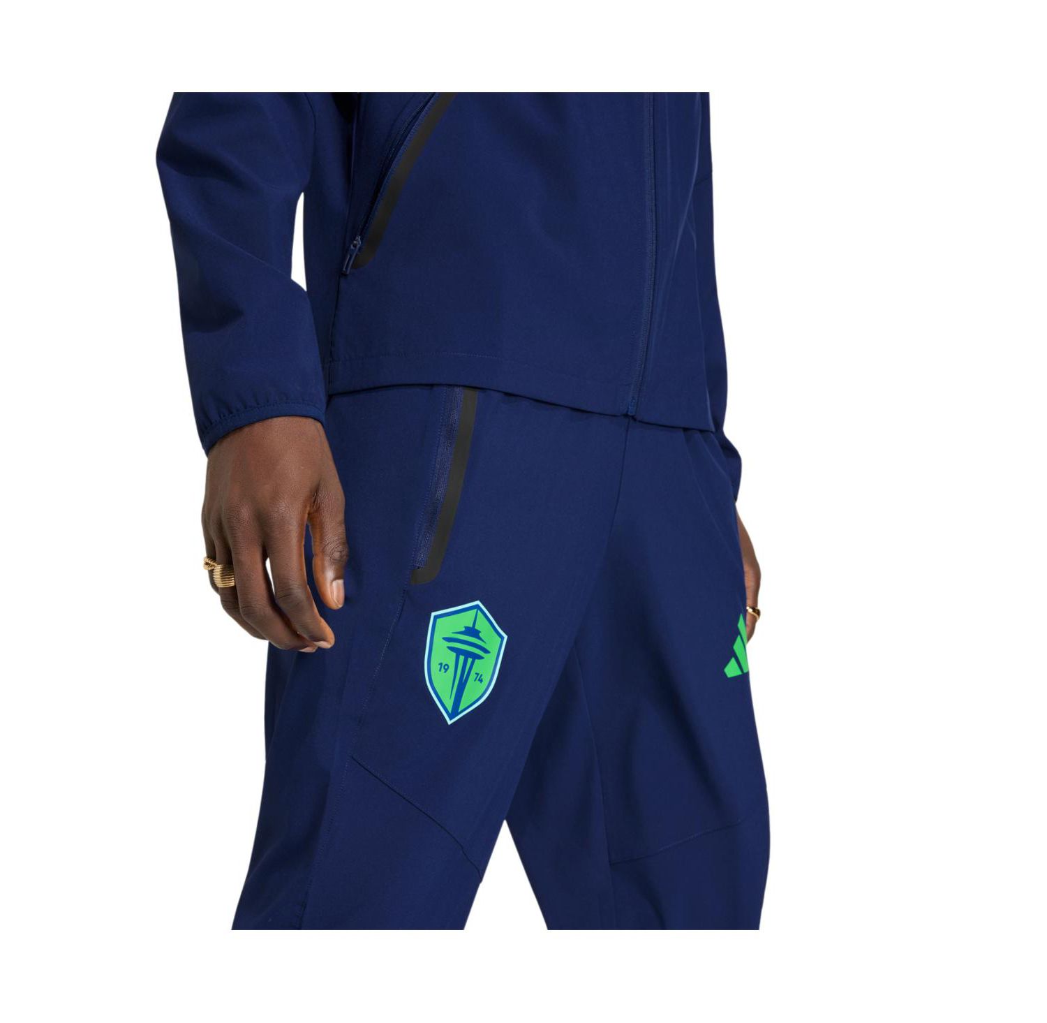 Men's Navy Seattle Sounders FC Tiro Travel Pants