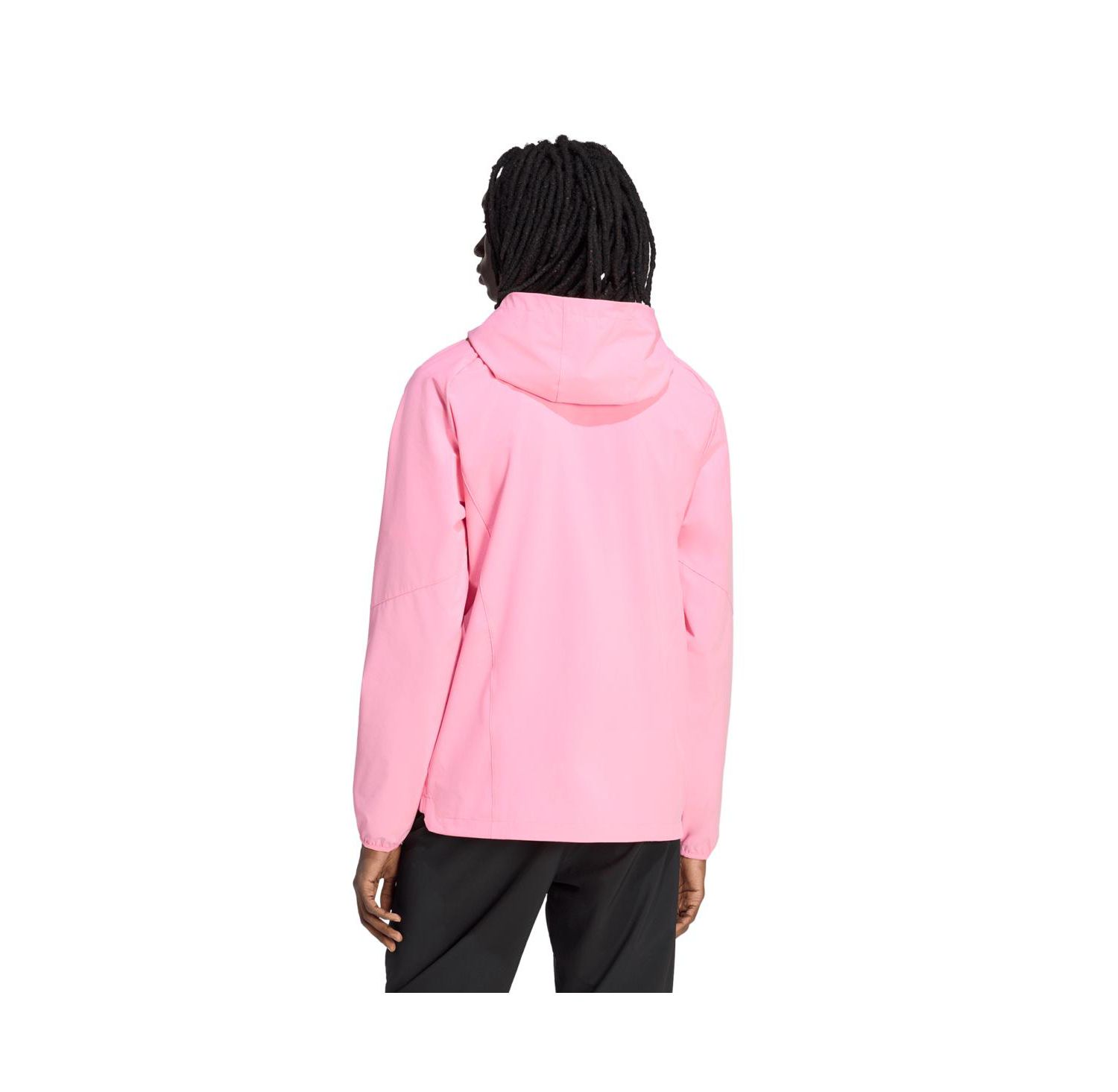 Men's Light Pink Inter Miami CF Tiro Travel Full-Zip Hooded Windbreaker Jacket