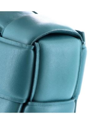 Cassette Chain Crossbody Bag Padded Maxi Intrecciato Leather