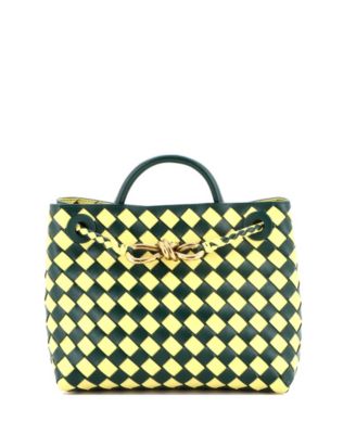 Bicolor Andiamo Top Handle Bag Intrecciato Nappa