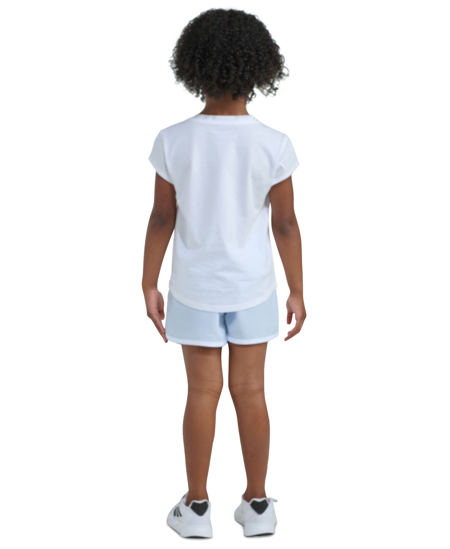 Girls' 2T-6X Short-Sleeve T-Shirt and Woven Shorts, 2-Piece Set