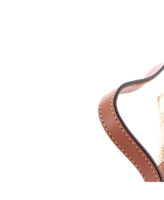 Tabou Clutch with Strap Triomphe Coated Canvas