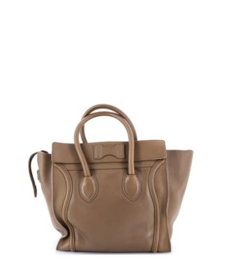 Mini Luggage Bag Smooth Leather