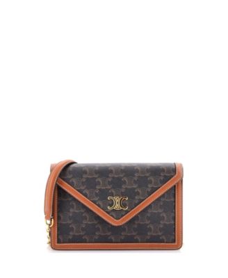 Margo Triomphe Wallet on Chain Triomphe Coated Canvas