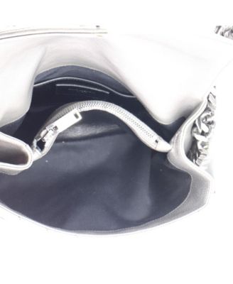 Medium Classic Monogram College Bag Matelasse Chevron Leather