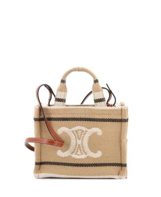 Small Cabas Thais Tote Striped Jacquard Textile