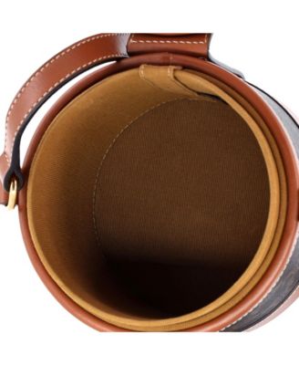 Small Tambour Bag Triomphe Coated Canvas