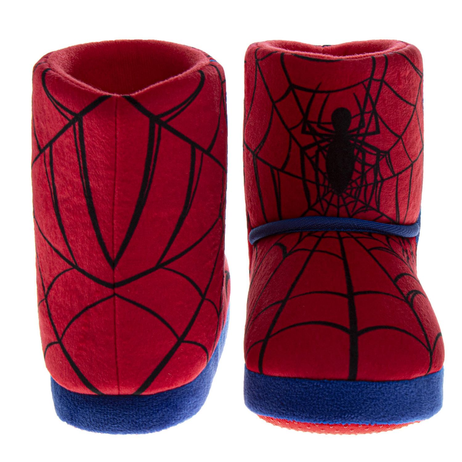 Spiderman Kids' Slippers Cozy, Plush, and Fun House Footwear Toddler Little Kid