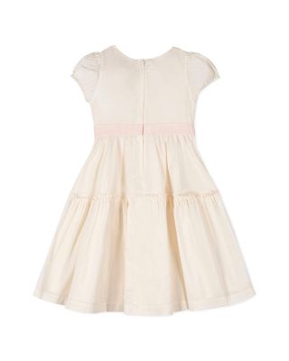 Big Girls Hope and Henry Organic Puff Sleeve Tiered Party Dress
