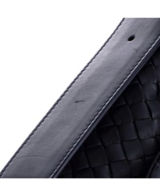 Medium Square Flap Messenger Bag Intrecciato Nappa