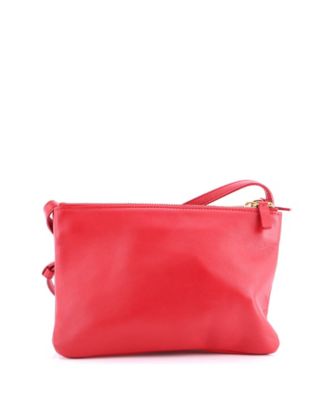 Small Trio Crossbody Bag Leather