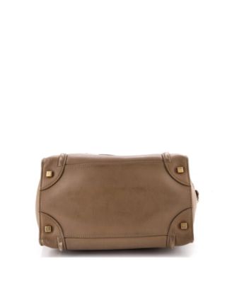 Mini Luggage Bag Smooth Leather