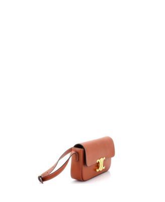 Triomphe East-West Shoulder Bag Smooth Calfskin