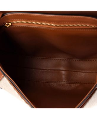 Medium Besace 16 Bag Canvas and Leather