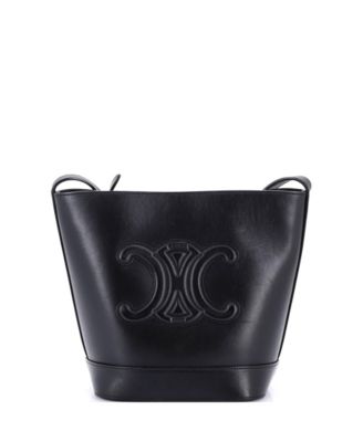 Small Cuir Triomphe Bucket Bag Leather