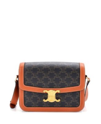 Medium Triomphe Shoulder Bag Triomphe Coated Canvas