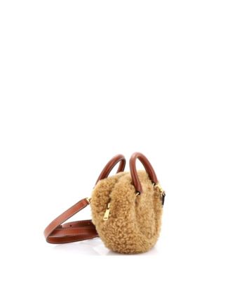 Medium Heart Bag Shearling with Leather