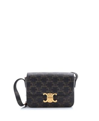 Nano Triomphe Shoulder Bag Triomphe Coated Canvas