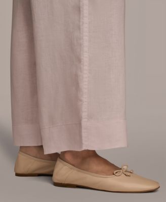 Women's High-Rise Relaxed Linen Pants
