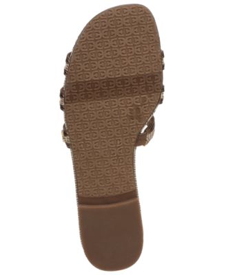 Bay Slip-On Flat Leather Casual Sandals