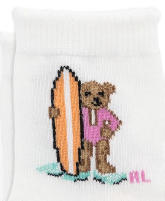 Baby Girls' Classic Crew Socks, 3-Pack