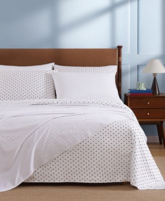 Printed 200-Thread Count Cotton Percale 4-Pc. Sheet Set, Full