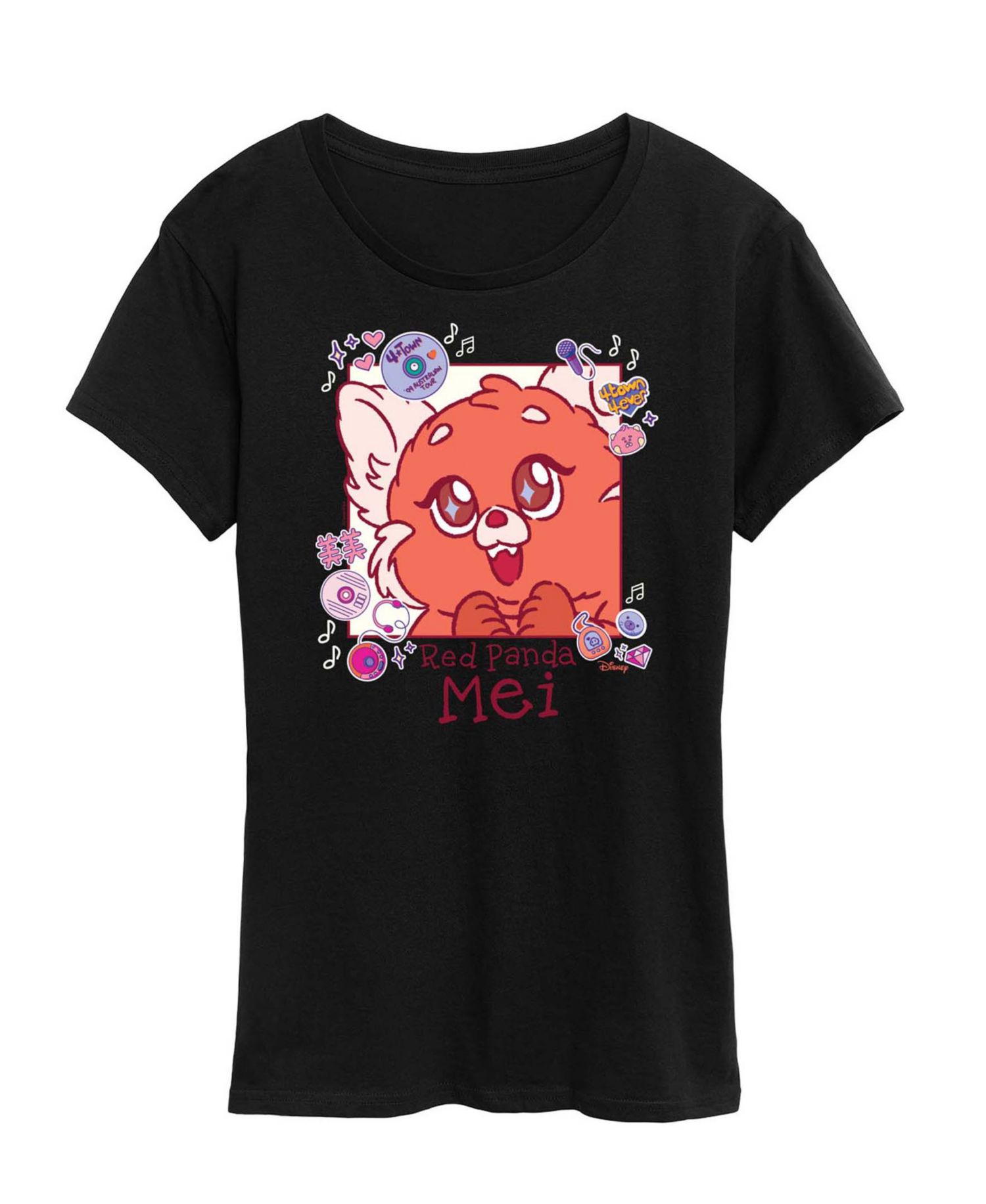 Plus Size Turning Red Mei Red Panda Graphic T-Shirt