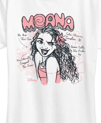 Plus Size Moana Sketch Graphic T-Shirt