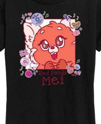 Plus Size Turning Red Mei Red Panda Graphic T-Shirt