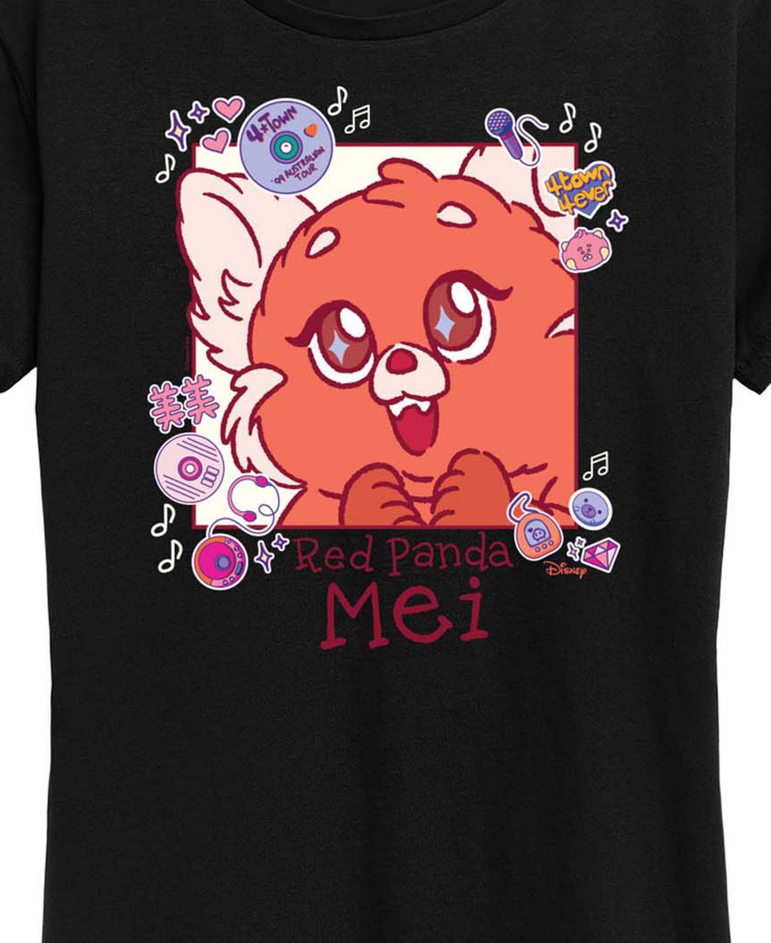 Plus Size Turning Red Mei Red Panda Graphic T-Shirt