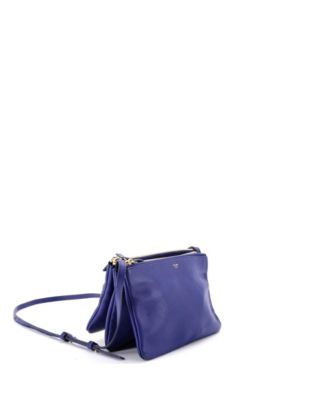 Small Trio Crossbody Bag Leather