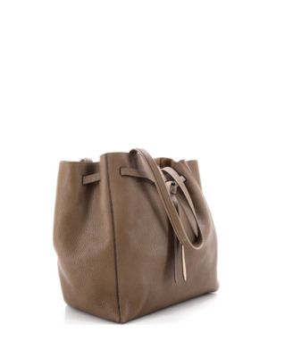Medium Phantom Tie Cabas Tote Leather
