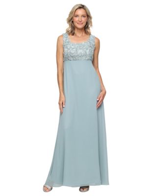 Women's Empire Waist Long Open Soutache Jacket Dress