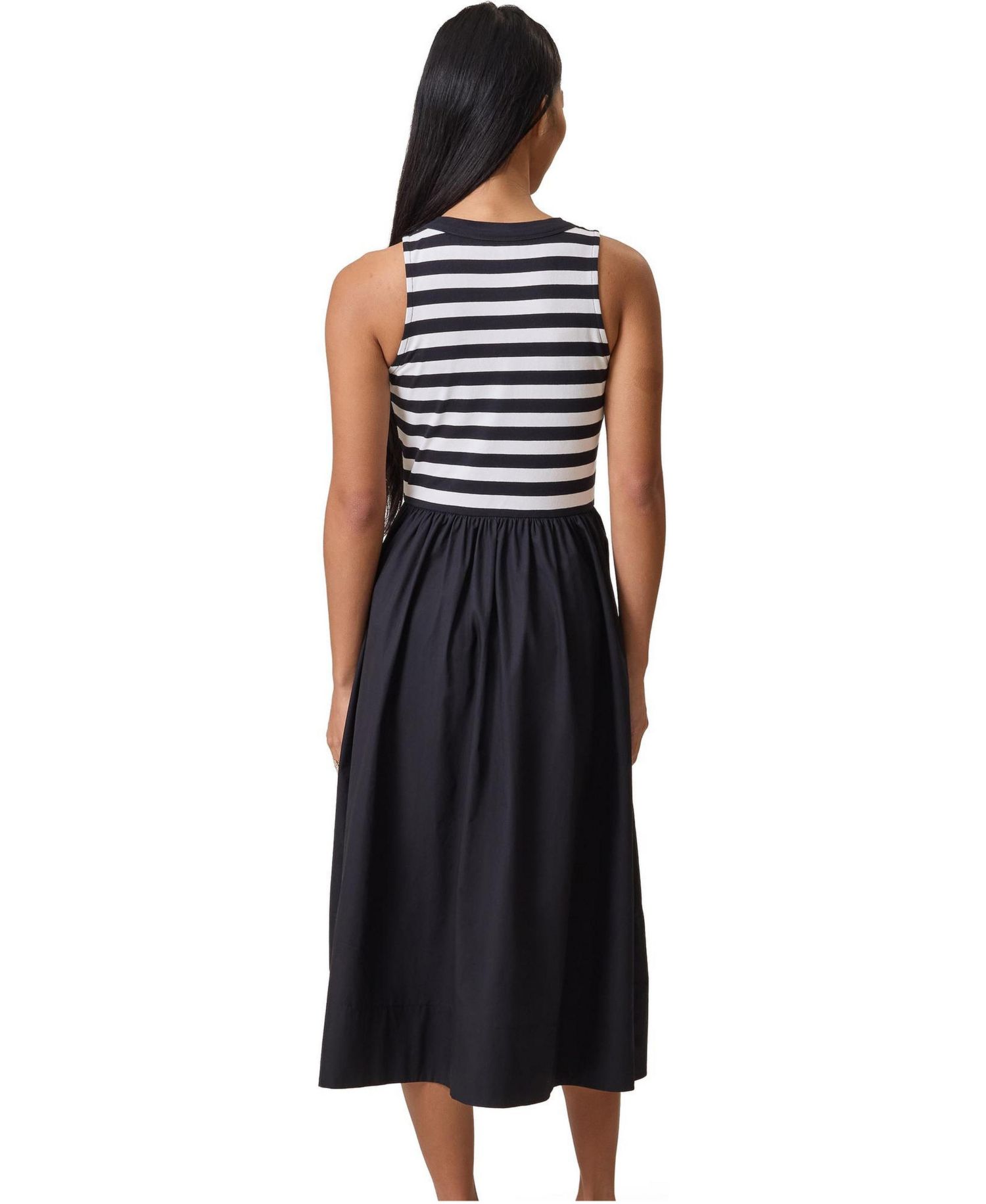 Women's Charlotte Mixed Media Nursing Midi Dress