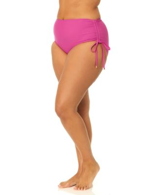 Plus Size Montevideo High-Waist Swim Bottoms