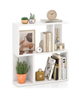 3 Tier Small Space Bookshelf with Display Shelf Organizer