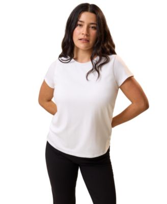 Maternity Slim Fit Modal Crewneck Nursing T-shirt