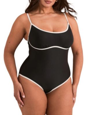 Plus Size Rye Swimwear One Piece Swimsuit