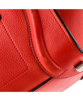 Micro Luggage Bag Grainy Leather