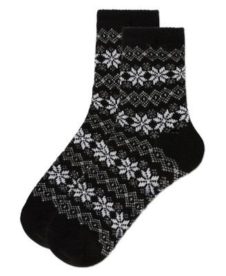 Women's Snowflakes Plush Cabin Socks
